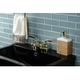 thumbnail image 2 of Kingston Brass KB252RXL Restoration 4-Inch Centerset Bathroom Faucet with Pop-Up Drain, Polished Brass, 2 of 5