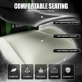 thumbnail image 3 of Bigzzia Gaming Chair PU Leather Adjustable Headrest & Lumbar Support, Green, 3 of 9