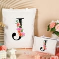 thumbnail image 3 of Letter Initial Canvas Tote Bag Personalized Present Bag  for Mother's Day Bridesmaids Bride Birthday Wedding, 3 of 6
