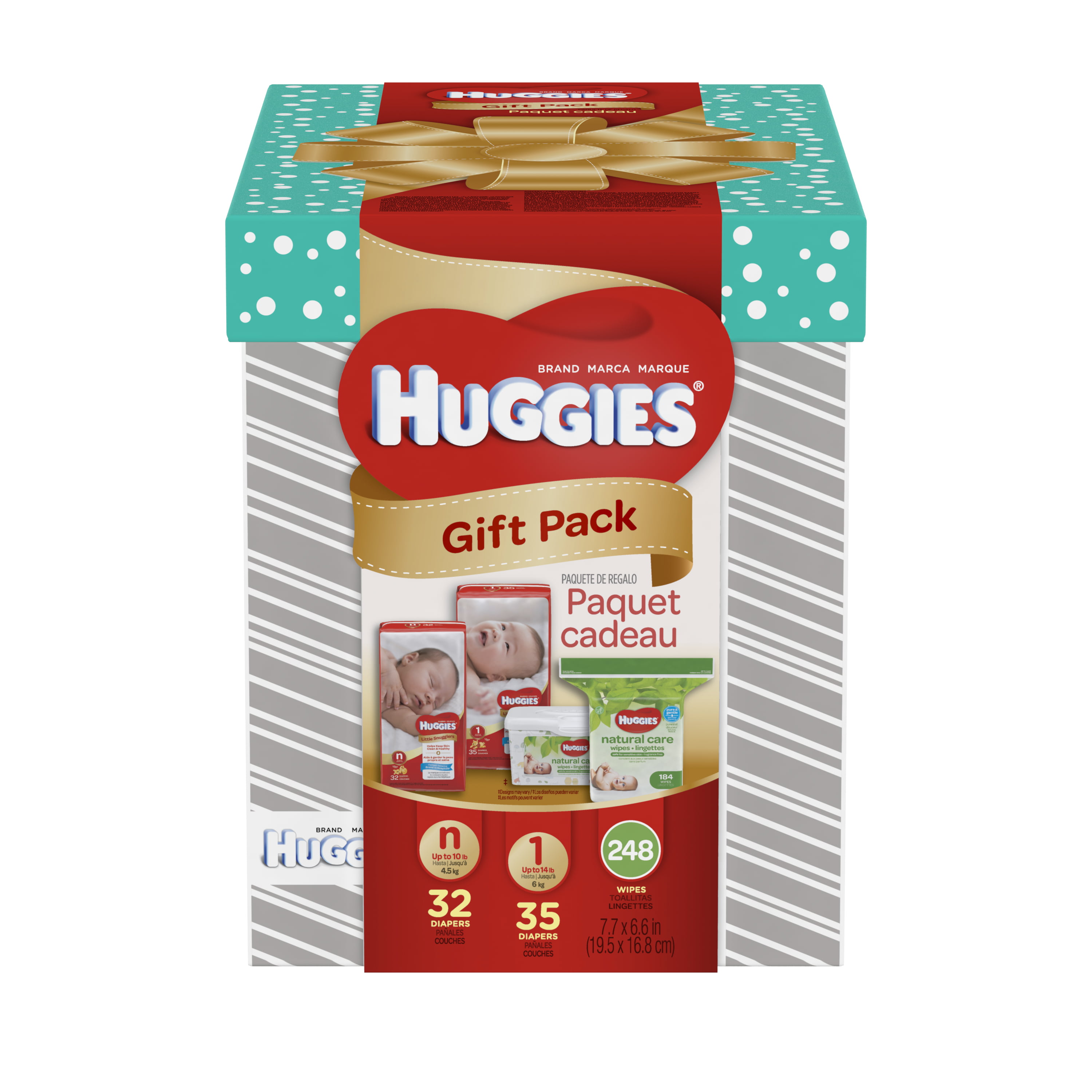 HUGGIES Gift Pack: Newborn Diapers + 