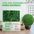 thumbnail image 6 of 20 inch Artificial Boxwood Balls Topiary Balls, 2 PCS Artificial Plant Topiary Ball, 4 Layers All-Year Green Faux Plant Decorative Balls for Wedding Venue Setup, 6 of 8