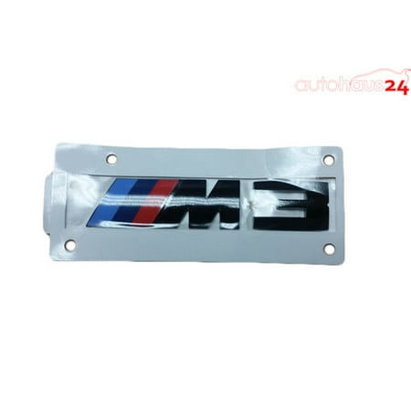 - BMW M3 F80 COMPETITION BLACK REAR EMBLEM BADGE LOGO GENUINE OEM NEW FITS ANY CAR