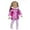 Rose, variante sur QIPOPIQ Liquidation Figurines d'Action et Jouets Jouets Poupées Bébé Vêtements pour Manteau 43 cm Cadeau d'Anniversaire Fille Poupée Doudoune Pantalon de Poupée