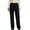 Black, variant on Straight Leg Jeans for Women High Waisted Stretchy Frayed Loose Denim Pants Casual Baggy Jean Trousers White XL