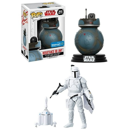 Star wars black series 3.75" boba fett + Funko POP Star Wars: SW - EP8 - POP 19 EXCL.