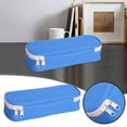 thumbnail image 2 of asddcavvf Large Capacity Pencil Student Pencil Pouch Storage Bag With Zipper For School Blue, 2 of 6