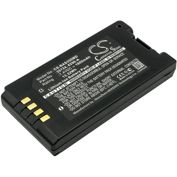 1800mAh 35724, 6296-A Battery for Baxter Healthcare 35083 35162 35700 ...