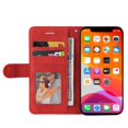 thumbnail image 2 of Étui pour iPhone 13 Pro Max Portefeuille en Cuir Livre à Rabat Folio Support Vue Couverture - Rouge, 2 of 5