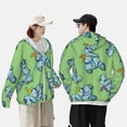 thumbnail image 4 of Fotbe Motorcycle Riding Dinosaur Chaqueta con Protección Solar UPF 50+ para Hombre y Mujer, Camisa con Capucha y Bolsillos-3X-Large, 4 of 7