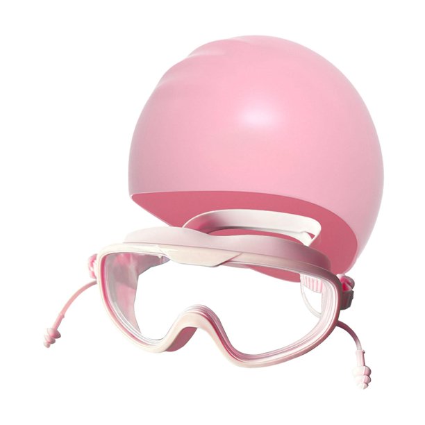 Gafas y gorro de natación Gafas de natación Protección ajustable Antivaho Impermeable Rosa