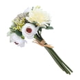 thumbnail image 3 of Ramo de flores artificiales Decoración floral para el hogar Ramo de simulación Fiesta de bodas Paquete de flores falsas, Champán Monstrate HA7944-01B, 3 of 6