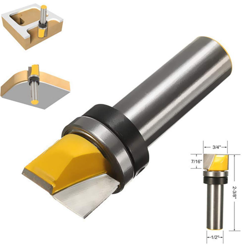BINGFANG-W Shank Mortise Template Flush Trim Router Bit 1/2 Inch Drill Bits Tools 