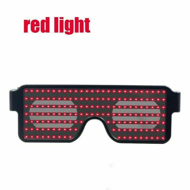 DIY Bluetooth LED Glasses Light Up Glowing EDM Flashing Party