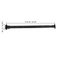 thumbnail image 2 of SHOWERORO Barre de Douche à Tension en Acier Inoxydable Noir, Design Ajustable, Lot de 1 pour Salle de Bain, 2 of 8