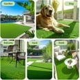 thumbnail image 6 of Katinyos Artificial Grass Turf, 2FT x 8FT Artificial Grass Rug, Dog Grass Mat with Drainage Holes, Synthetic Fake Grass for Garden Lawn Landscape Christmas Weddings, 6 of 7