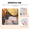 thumbnail image 3 of WHAMVOX 2pcs Core-Spun Cotton Knitting Thread For Sweaters And Scarves Yarn Comfortable Beginner Yarn For Diy Projects Fashionable Soft Yarn For Crocheting, 3 of 8