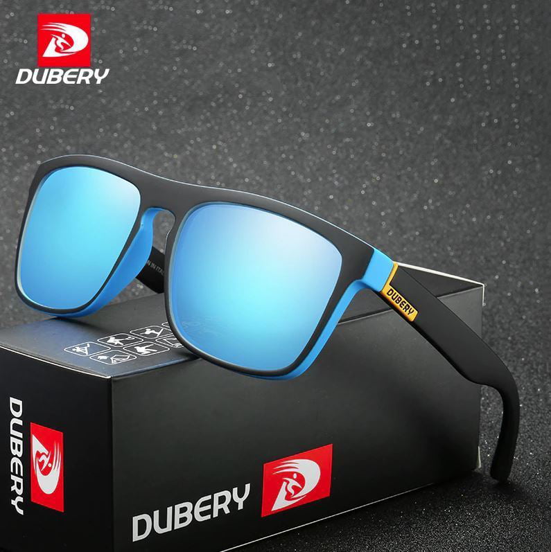DUBERY Green Men's Polarized Sunglasses Large Cycling Outdoor Sport Driving 