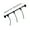 A, variant on Heavy Duty Christmas Decoration Stand for Hanging Garlands – Front Door Wreath Holder with Multiple Hooks and Cable Ties – Space-Saving, Sturdy Metal Frame for Holiday Lights and Decorations