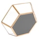 thumbnail image 3 of Bandeja de Joyería de Cristal Hexagonal Bandejas Decorativas Organizador de Joyas Decoración Yuyangstore Terrario geométrico, 3 of 8