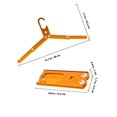 thumbnail image 2 of HEANUJJ 3Ud Plegables Para Ropa Dorados De Metal Ideal Para Organizar Viajes Y Guardar Espacio, 2 of 6