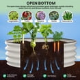 thumbnail image 2 of 3x3x1ft 2-pack Galvanized Raised Garden Bed Kit - 0.5mm Steel Round Planter Boxes, Frost/UV-Resistant, Tool-Free Assembly, 2 of 8