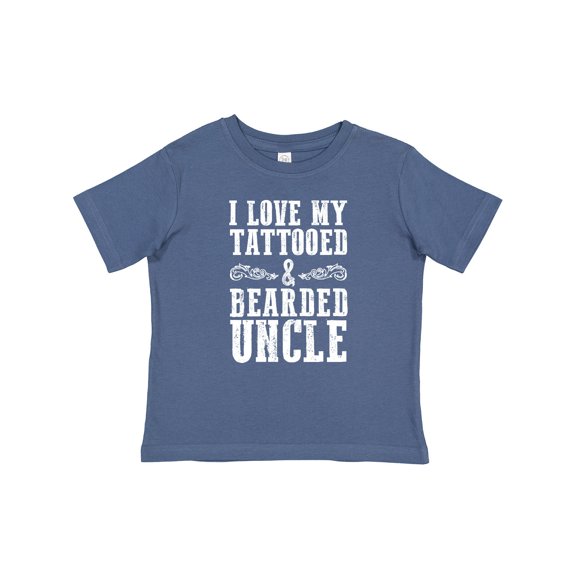Inktastic I Love My Tattooed & Bearded Uncle Boys Baby T-Shirt