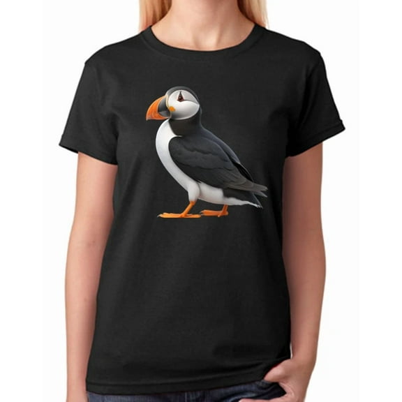 Puffin Bird Ladies T-Shirt