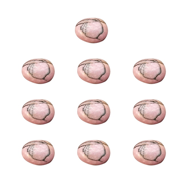 Mini Huevos de Pájaro de Ágata Cristalina de 20 Mm (Juego de 10 Unidades) | Piedras Naturales Pulidas para Huevos de Pascua | Pequeños Cristales Curativos Decorativos de 2 Cm | Incluye Bolsa de Regal