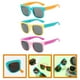 thumbnail image 3 of BRIGHTFUFU 3 parejas Gafas de sol para niños Gafas de sol para niños Gafas de sol plegables Gafas de sol decorativas para la playa, 3 of 8