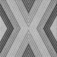 thumbnail image 1 of Ahgly Company Indoor Square Patterned Silver Gray Area Rugs, 5' Square, 1 of 6