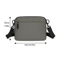 thumbnail image 3 of Clossjun Men Women Crossbody Bags Shoulder Bags with Multi Pockets Unisex Stylish Fashion Lightweight Sling Packs for Teen Adult Gray, 3 of 5