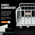 thumbnail image 3 of SuperHandy Heavy-Duty Cargo Trailer & Utility Cart - 1200 lbs Capacity, 8" Casters, Compatible with SuperHandy Electric Tugger, 3 of 8