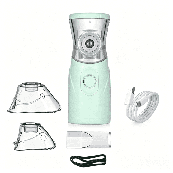 AJZIOJIRO Handheld Steam Inhaler Portable Rechargeable Humidifier Machine Ultra Quiet Self Clean Design for Home Outdoors