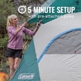thumbnail image 2 of Coleman 2-Person Skydome Camping Tent, Evergreen, 2 of 9