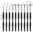 Nail Art Brushes Set 10pcs Nail Art Design Pen Painting Tools With Nail