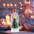thumbnail image 6 of Record a Message Christmas Tree,Christmas Decor,Recordable Christmas Tree Bottle, Voice Message Glass Ornament, Light Up Festive Decoration for Home Party and Gifting(Green), 6 of 8