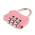 thumbnail image 2 of 2X Boîte à Bagages Combinaison Réinitialisable Cadenas à 3 Chiffres Rose, 2 of 4