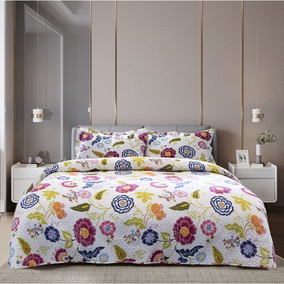 LCM Home Fashions, Inc. Amber Quilt Set King 3 Piece