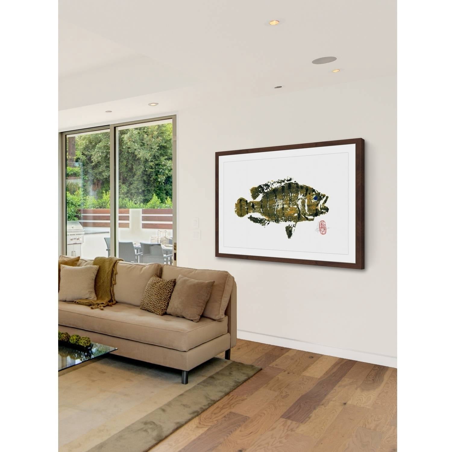 "Jaguar Guapote" Framed Painting Print