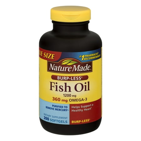 vitamin 90ct softgels iu 1200mg liquid fish oil nature 1000