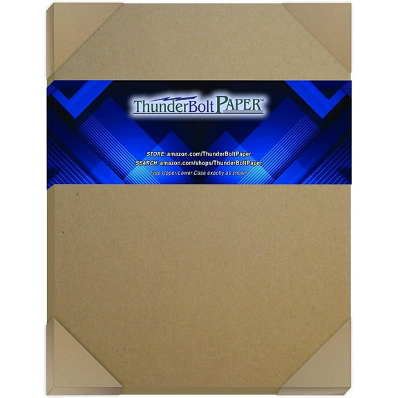 Chipboard - 15 Sheets 9x12 Inch 80pt Heavy Duty Kraft Paper Board for Book Binding, Albums, Scrapbooks