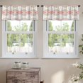 thumbnail image 2 of LALILO Kitchen Curtain Valance Ethnic Boho Scribble Folk Motif Rod Pocket Window Curtain 52"x 18" Set of 2, 2 of 5