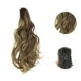 thumbnail image 4 of Unique Bargains 1 Pc Inward-curling Wig Hair Clips for Hair Extension 23.62" Length Beige Brown, 4 of 6