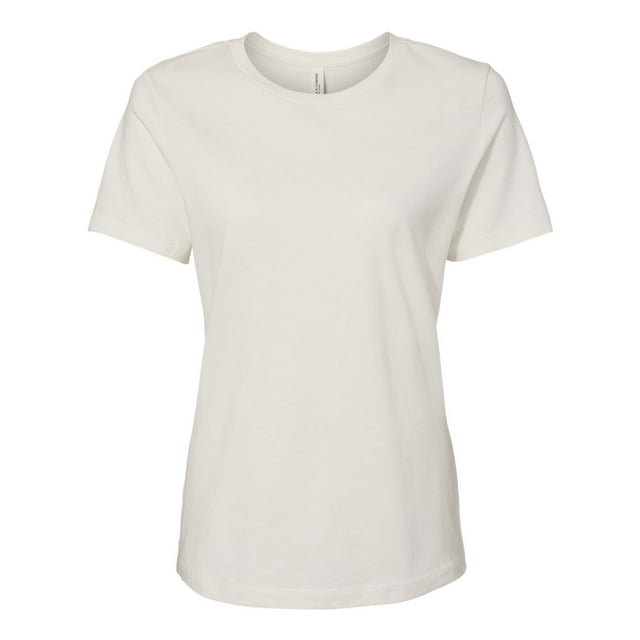 BELLA+CANVAS 6400 - T-Shirt en Jersey à Manches Courtes Décontracté, S, Blanc Vintage