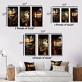 thumbnail image 4 of Designart "Tropical Vibes Beach Photo XXX" Nautical & Beach Framed Wall Art Set Of 3 - Yellow Beach Frame Gallery Set For Office Decor, 4 of 6