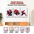 thumbnail image 3 of Spiderman 6 Canvas Wall Art by DreamController Set of 3 - 16x24 inches Wall Decor | HD Printed & Wooden framed wall art | Modern Wall Decor for Bedroom, Living Room, Office, Kids Room | Made in USA, 3 of 5