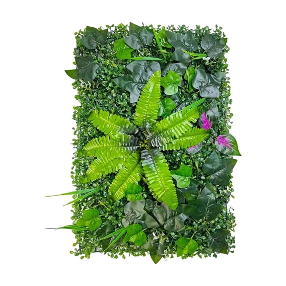 Artificial Hedge Fence Panel, Faux Greenery Privacy Screen Expandable Leaf Trellis for Balcony Patio Garden Wall Decor, Green