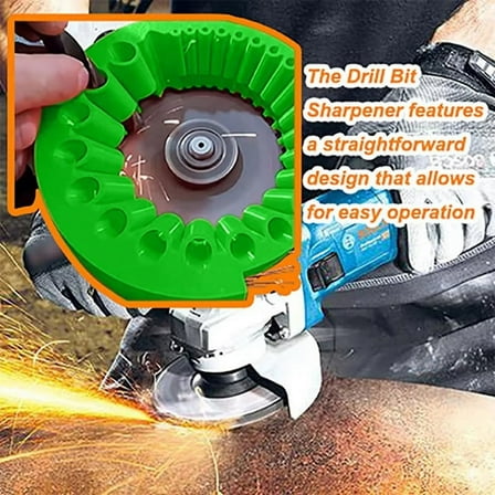 1 * Drill Bit Sharpener(excluding drill bit)-Green