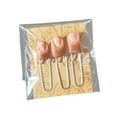 thumbnail image 4 of 3x Marcadores de Clip Divertidos, Clips de Papel con Forma de , Regalos de Fiesta de Cumpleaños Marcapáginas de Resina fáciles de Usar Marcadores, 4 of 10