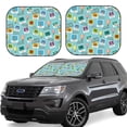 thumbnail image 1 of Fotbe World Travel1 2-Piece Car Windshield Sun Shade | Sun Blocker for Car Windshield | Foldable Automotive Interior Accessories for Sun Protection-Medium, 1 of 6